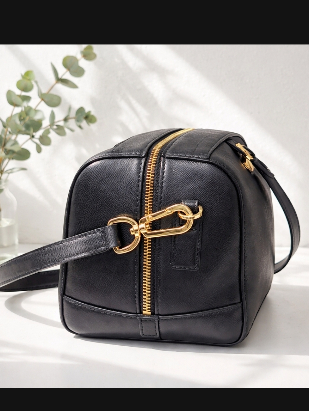 Tory Burch Robinson Stripe Dome Satchel - Picture 3 of 10